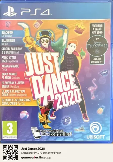 Just Dance 2020 PlayStation 4, Germany box front