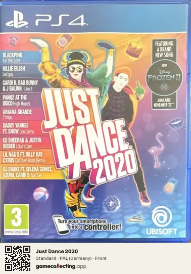 Just Dance 2020 PlayStation 4, Germany box front