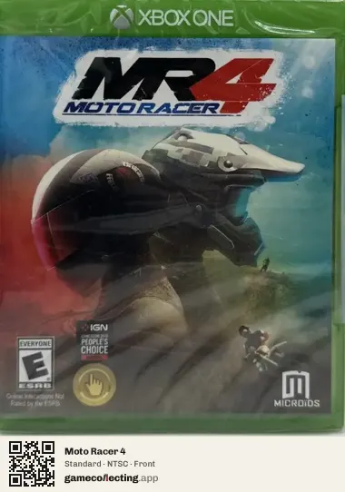 Moto Racer 4 Xbox One, NTSC box front