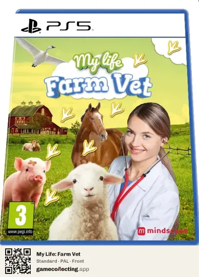 My Life: Farm Vet PlayStation 5, PAL box front