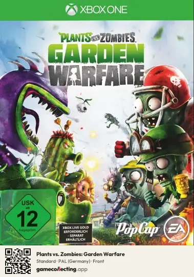 Plants vs. Zombies: Garden Warfare Xbox One, Germany box front
