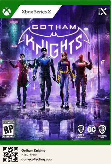 Gotham Knights Xbox Series X, NTSC box front