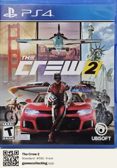 The Crew 2 PlayStation 4, NTSC box front