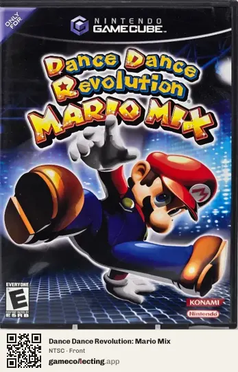 Dance Dance Revolution: Mario Mix Nintendo GameCube, NTSC box front