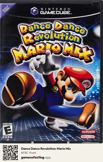 Dance Dance Revolution: Mario Mix Nintendo GameCube, NTSC box front
