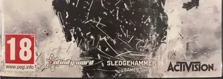 Call of Duty: Modern Warfare 3, the PEGI square on its front