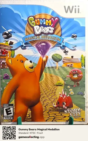 Gummy Bears: Magical Medallion Nintendo Wii, NTSC box front