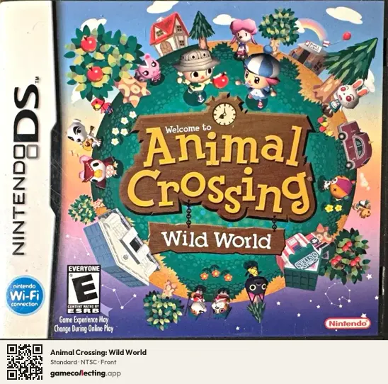 Animal Crossing: Wild World Nintendo DS, NTSC box front
