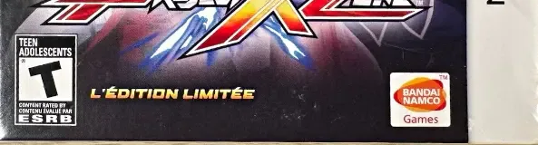 Project X Zone, the ESRB box on its front
