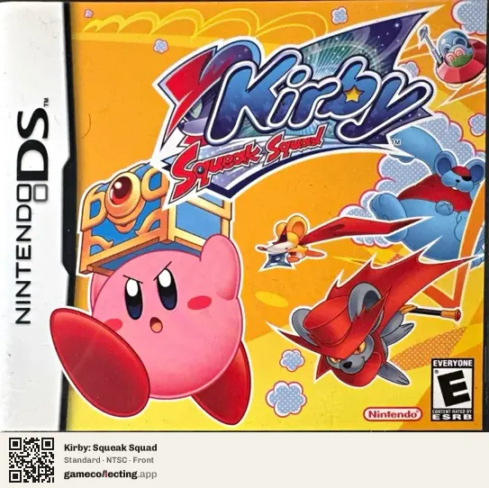Kirby: Squeak Squad Nintendo DS, NTSC box front