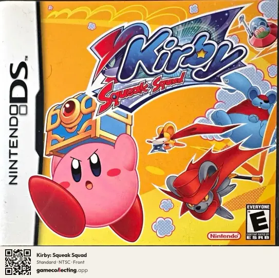 Kirby: Squeak Squad Nintendo DS, NTSC box front