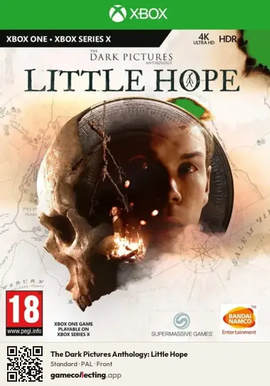 The Dark Pictures Anthology: Little Hope Xbox One, PAL box front