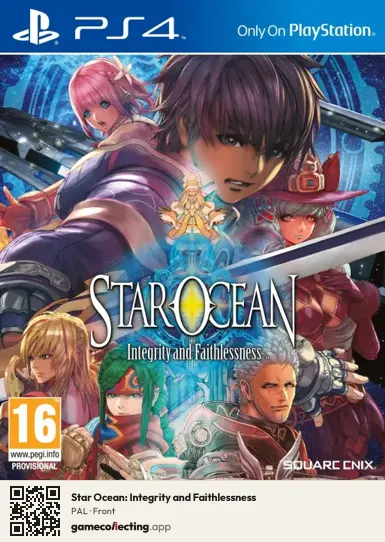 Star Ocean: Integrity and Faithlessness PlayStation 4, PAL box front