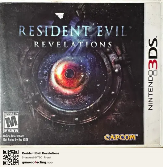 Resident Evil: Revelations Nintendo 3DS, NTSC box front