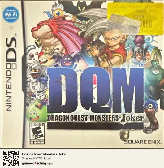 Dragon Quest Monsters: Joker Nintendo DS, NTSC box front