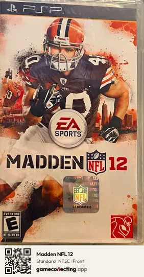 Madden NFL 12 PlayStation Portable, NTSC box front