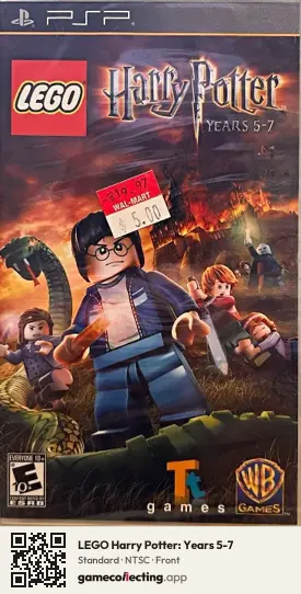 LEGO Harry Potter: Years 5-7 PlayStation Portable, NTSC box front