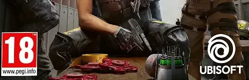 Tom Clancy's Rainbow Six Siege, the PEGI square on its front