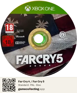 Far Cry 4 / Far Cry 5 Xbox One, PAL disc