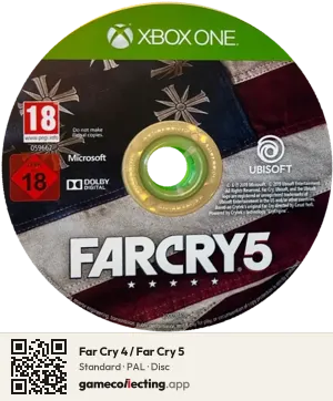 Far Cry 4 / Far Cry 5 Xbox One, PAL disc