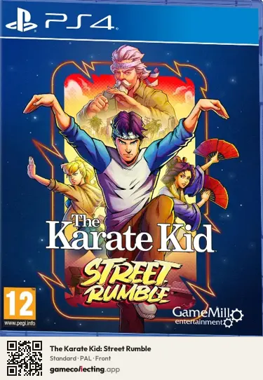 The Karate Kid: Street Rumble PlayStation 4, PAL box front