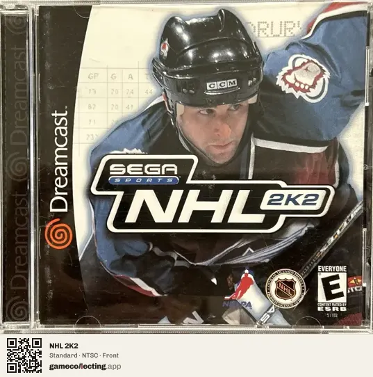 NHL 2K2 Sega Dreamcast, NTSC box front