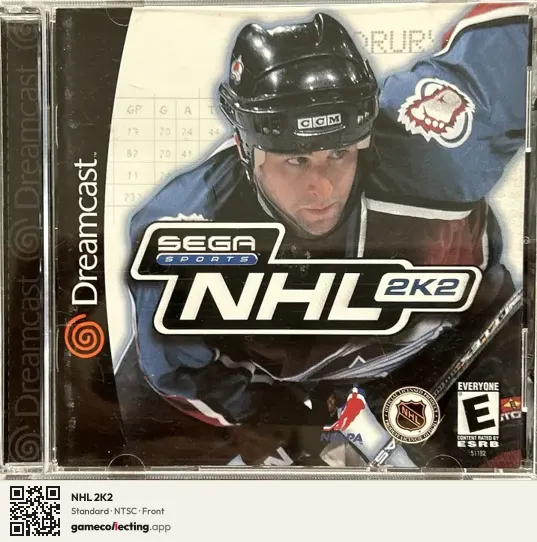 NHL 2K2 Sega Dreamcast, NTSC box front