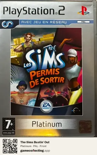 The Sims Bustin' Out PlayStation 2, PAL box front