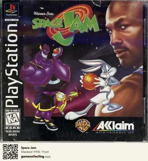 Space Jam PlayStation, NTSC box front