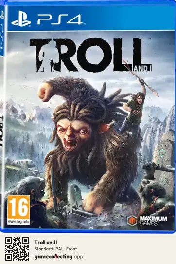 Troll and I PlayStation 4, PAL box front
