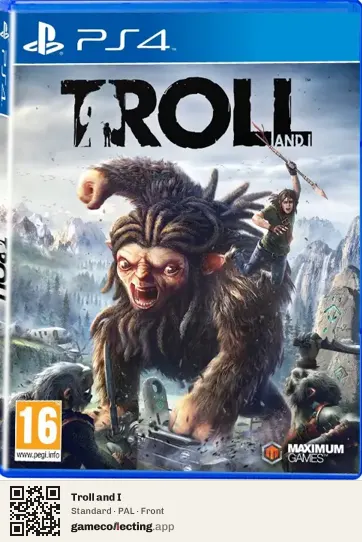 Troll and I PlayStation 4, PAL box front