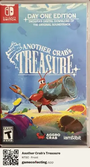 Another Crab's Treasure Nintendo Switch, NTSC box front