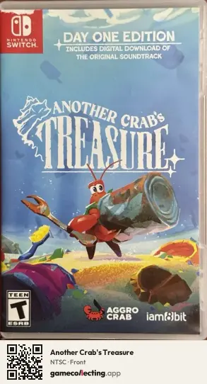 Another Crab's Treasure Nintendo Switch, NTSC box front