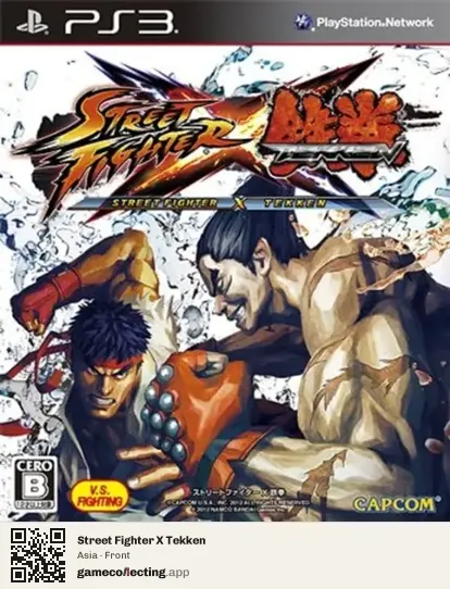 Street Fighter X Tekken PlayStation 3, Asia box front