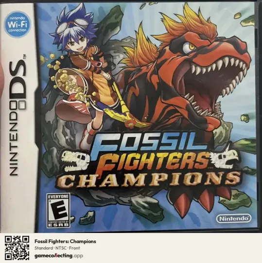 Fossil Fighters: Champions Nintendo DS, NTSC box front