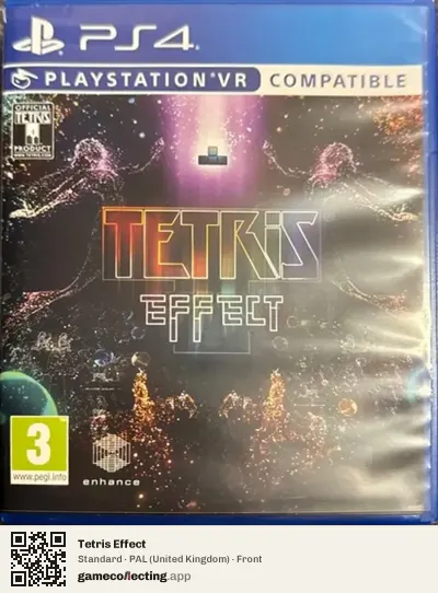 Tetris Effect PlayStation 4, United Kingdom box front