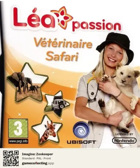 Imagine: Zookeeper Nintendo DS, PAL box front