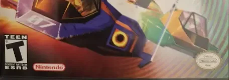 F-Zero GX, the ESRB box on its front