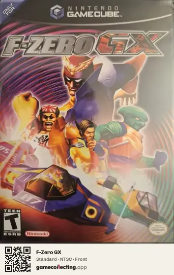 F-Zero GX Nintendo GameCube, NTSC box front