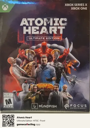 Atomic Heart Xbox Series X, NTSC box front