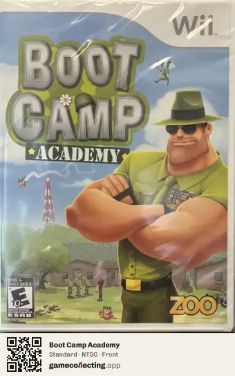 Boot Camp Academy Nintendo Wii, NTSC box front