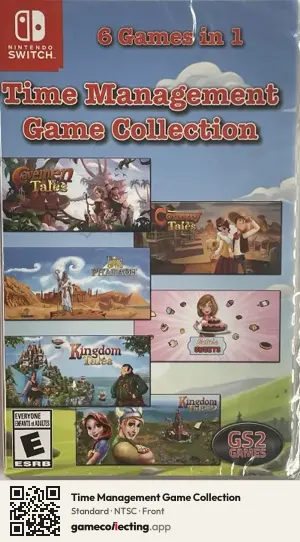 Time Management Game Collection Nintendo Switch, NTSC box front