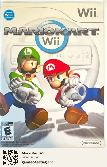 Mario Kart Wii Nintendo Wii, NTSC box front