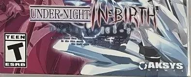 Under Night In-Birth Exe:Late[cl-r], the ESRB box on its front