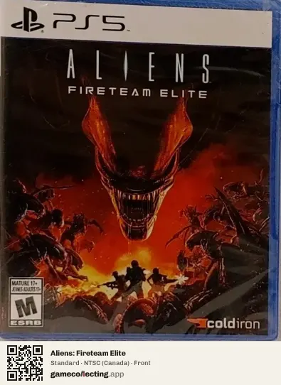 Aliens: Fireteam Elite PlayStation 5, Canada box front