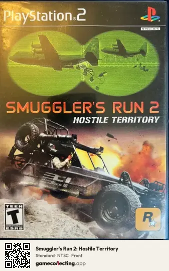 Smuggler's Run 2: Hostile Territory PlayStation 2, NTSC box front