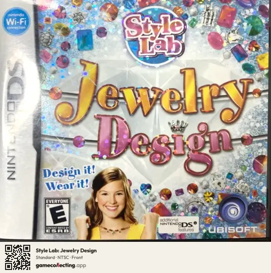 Style Lab: Jewelry Design Nintendo DS, NTSC box front