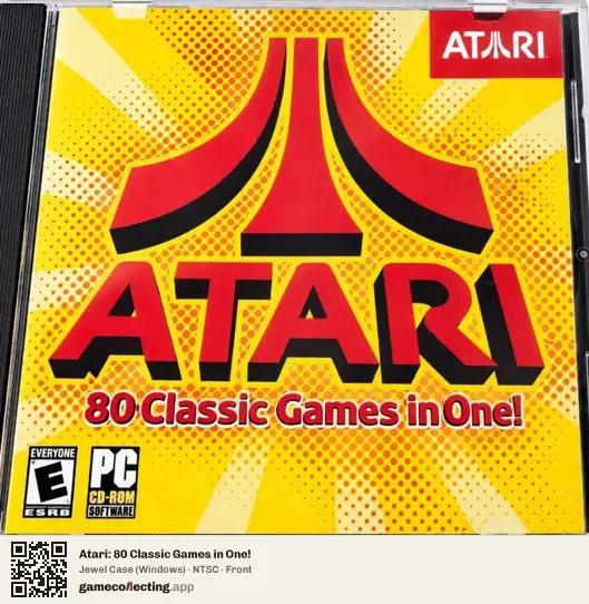 Atari: 80 Classic Games in One! Computer, NTSC box front