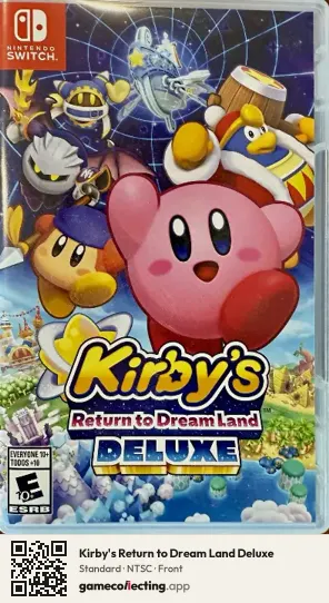 Kirby's Return to Dream Land Deluxe Nintendo Switch, NTSC box front
