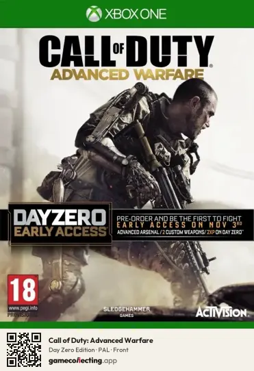 Call of Duty: Advanced Warfare Xbox One, PAL box front
